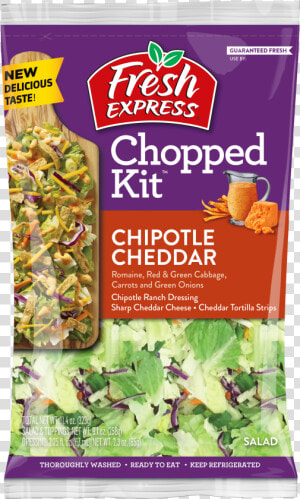 Chipotle Cheddar Chopped Kit   Fresh Express Chipotle Cheddar  HD Png Download