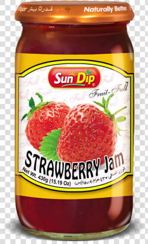 Sundip Strawberry Jam   Sun Dip Fruit Full Strawberry Jam  HD Png Download