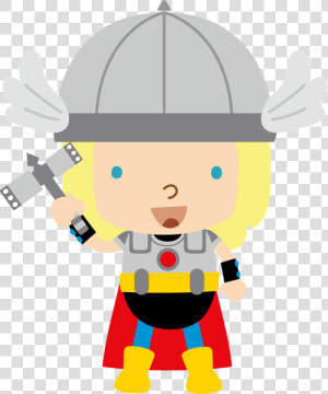 Minus Superhero Clipart  Superhero Birthday Party    Baby Cute Thor Png  Transparent Png