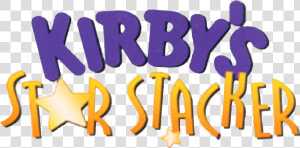  logopedia10   Kirby Star Stacker Logo  HD Png Download