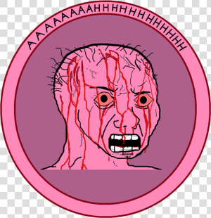 Pink Guy Coin Anonymous Tue Jan   Biz Pink Wojak  HD Png Download