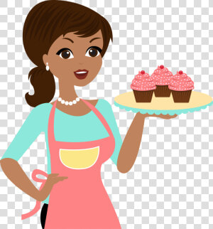 Clip Art Free Female Chef Clipart   Chefe De Cozinha Mulher Em Desenho Png  Transparent Png