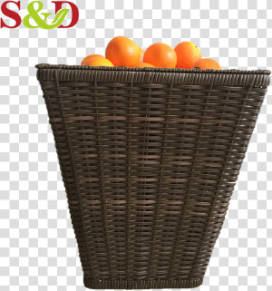 Plastic Rattan Hand Woven Vegetable Storage Fruit Shop   Tangerine  HD Png Download