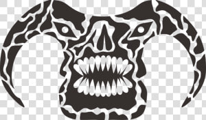 The Head Of The  Monster  Demon  No Background  Teeth   Monster Head No Background  HD Png Download