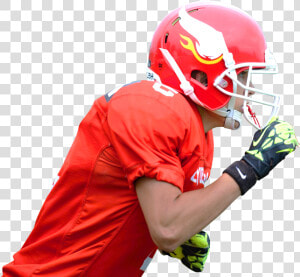 American Football Player Png Image   American Football Transparent Red Players Football  Png Download