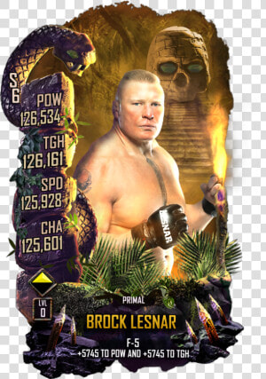 Wwesc S6 Brock Lesnar Primal  HD Png Download