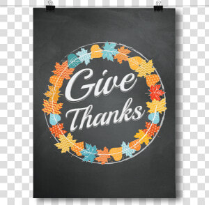 Give Thanks   Circle  HD Png Download