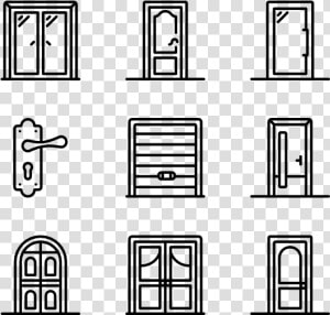 Architectural Doors   Icon Door Window Png  Transparent Png