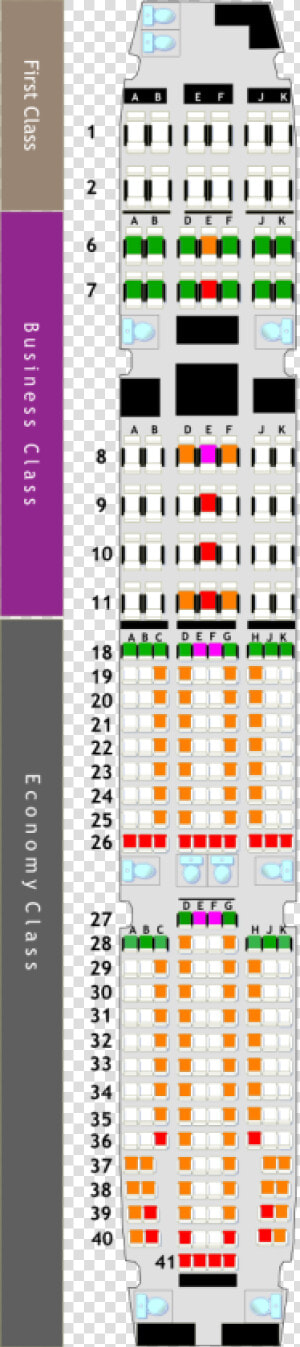 Emirates Boeing 777 200er Seating  HD Png Download