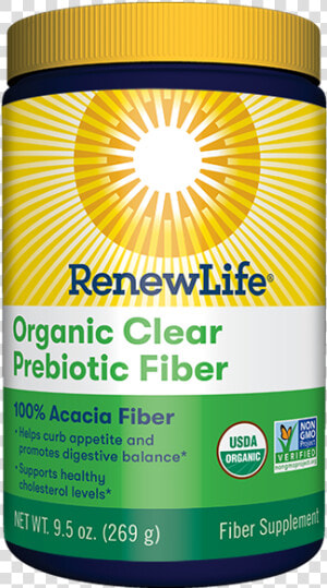 Renew Life Organic Triple Fiber  HD Png Download