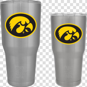 Iowa Hawkeyes Tigerhawk Oval Tumbler Class   Iowa Hawkeyes  HD Png Download