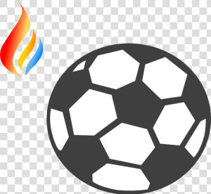 Maron Flame Logo 8 Svg Clip Arts   Blue Soccer Ball Clipart  HD Png Download