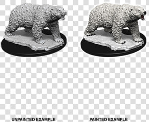 Wizkids Deep Cuts Unpainted Miniatures   Wizkids Deep Cuts Polar Bear  HD Png Download