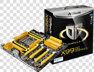 Asrock X99 Oc Formula Box   Asrock Oc Formula  HD Png Download