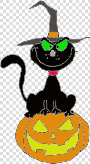 Free Halloween Clipart Ghosts Svg Cat Pumpkin Cute   Pumpkin  HD Png Download