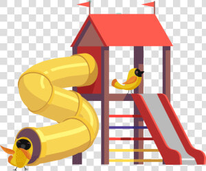 Transparent Playground Slide Clipart   Transparent Background Playground Equipment Clip Art  HD Png Download