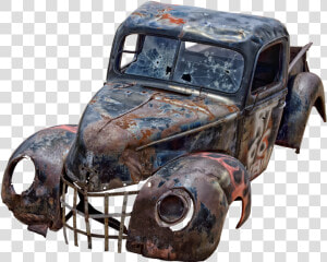 When To Sell Junk Car For Cash   Old Rusty Car Png  Transparent Png