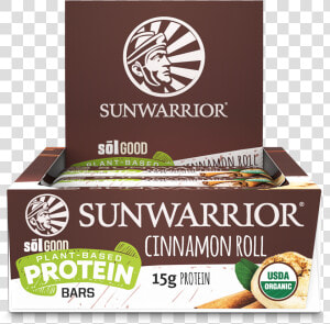 Sol Good Cinnamon Roll Protein Bars 12 Pack   Usda Organic  HD Png Download