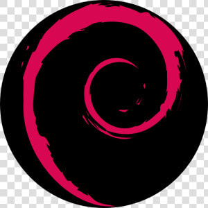 Debian Logo In A Circle   Debian Gnu linux  HD Png Download