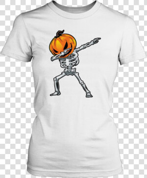 Dabbing Skeleton Pumpkin Halloween Shirt   Don T Play Tag I Been  HD Png Download