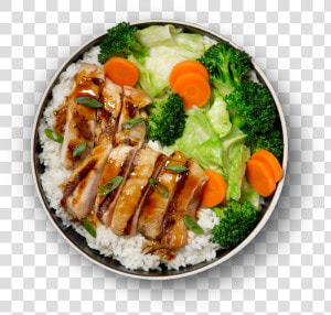 Chicken Veggie Bowl   Sashimi  HD Png Download