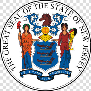 New Jersey State Seal   New Jersey State Seal Png  Transparent Png