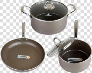 Frying Pan And Saucepan Set  HD Png Download