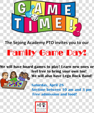 Family Game Night Sejong Academy   Game Time  HD Png Download