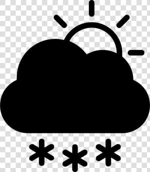 Snow Storm Day Symbol Of Winter Weather Comments  HD Png Download