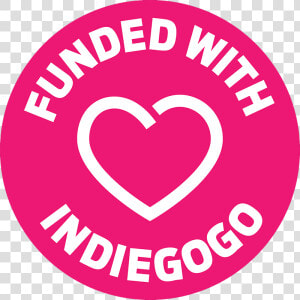 Funded With Indiegogo Badge  HD Png Download