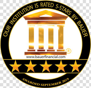 Bauer 5 Star Logo June   Bauer Financial Five Stars  HD Png Download