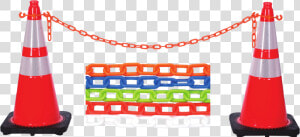 Safety Cone With Chain   Png Download   Safety Cone With Chain  Transparent Png