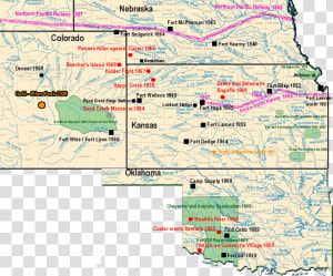 Fort Sedgwick Fort Laramie Map  HD Png Download