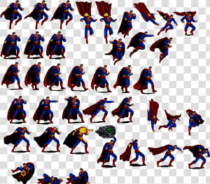 Superman Sprite  Hd Png Download   Png Download   Sprite Mario Png  Transparent Png