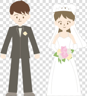 結婚 式 イラスト  HD Png Download