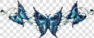 Blue Butterfly Hengeband   Anne Stokes Tiara  HD Png Download