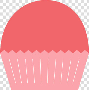 Pink Grapefruit Cupcake Clipart   Cupcake Without Icing Clipart  HD Png Download