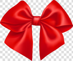 Red Christmas Bow Png   Red Bow Transparent  Png Download