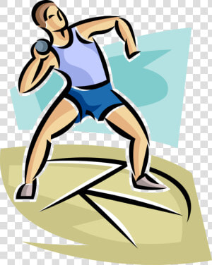 Shot Put Throw Clipart  HD Png Download