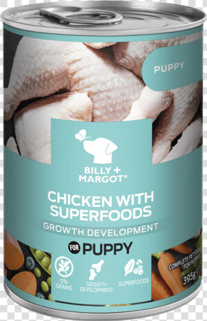 Billy Margot Chicken With Superfoods Puppy Food Pouch  HD Png Download