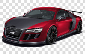 Red Audi   Audi R8 Abt Gtr  HD Png Download