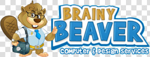 Brainy Beaver  HD Png Download