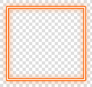  orange  square  border  neon  frame  freetoedit   Colorfulness  HD Png Download