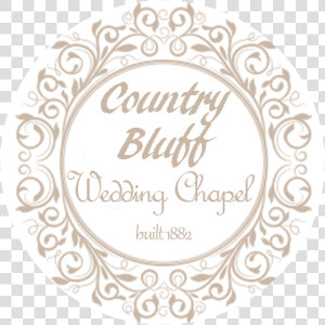 Country Bluff Wedding Chapel   Monogram  HD Png Download