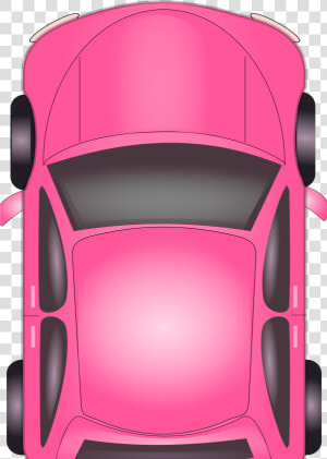 Pink Car Clip Art   Car Clipart Top View  HD Png Download