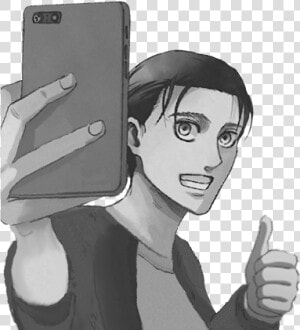 Eren Taking A Selfie Meme  HD Png Download