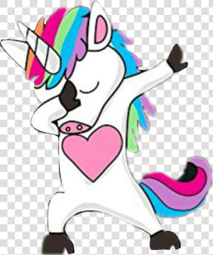  dab  unicorn  cool  freetoedit   Clip Art Unicorn Dab  HD Png Download