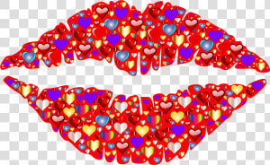 Heart  Lips  Kiss  Romance  Passion  Valentine  Girl   Valentine Lips Clip Art  HD Png Download