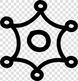 Star Of Six Points Variant Hand Drawn Symbol   Simbolo De Arte E Cultura  HD Png Download