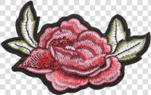 Stock Rose Embroidery Patch   Cross stitch  HD Png Download